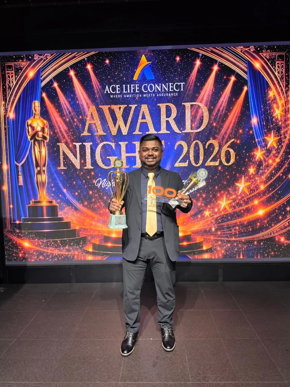 Kalidasan at an award night